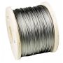 Ståltau i rustfritt stål dia 1-8mm 1.4406 V4A 5-250 meter 7x7 og 7x19 ståltau