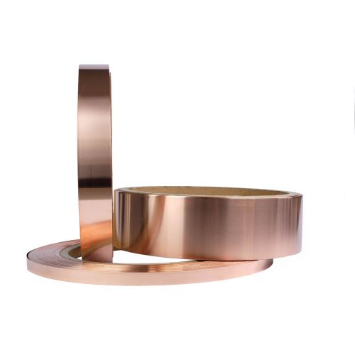 Kobbertape 0,05-0,4mm bredde 20mm-200mm tape kobberark 0,1 meter til 100 meter Evek GmbH - 1