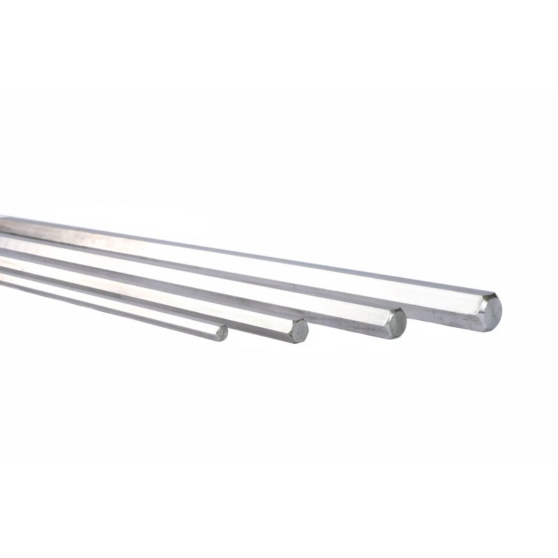 Rustfritt stål sekskant SW 4mm-17mm 1.4305 stang sekskant VA