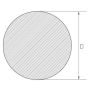 Rustfri stålstang 25mm-500mm 1.4501 UNS S32760 rundstang Legering 100 rundstang