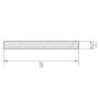 Edelstahl Blechstreifen 1.4571 Flachstange 30x2mm-90x6mm