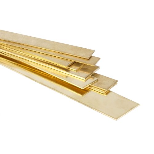 Messing Blechstreifen Flachstange 30x2mm-90x6mm Zuschnitt