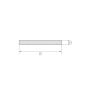Kupfer Blechstreifen 2.0090 Flachstange 30x2mm-90x6mm Zuschnitt