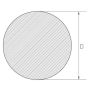 Inconel® 617 Alloy Stange 19.304-152.908mm 2.4663 Rundstab