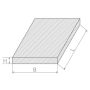 Edelstahl 1.4301 blech Muster Leinen V2A 0.5-1.5mm V2A Platten